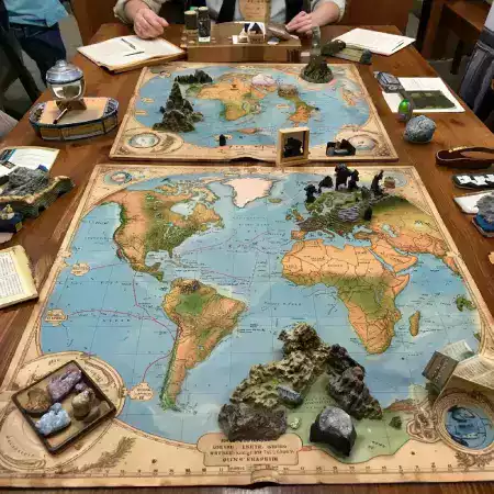 Family discussing which game to choose